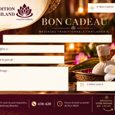 Bon cadeau - 10 000 Frs